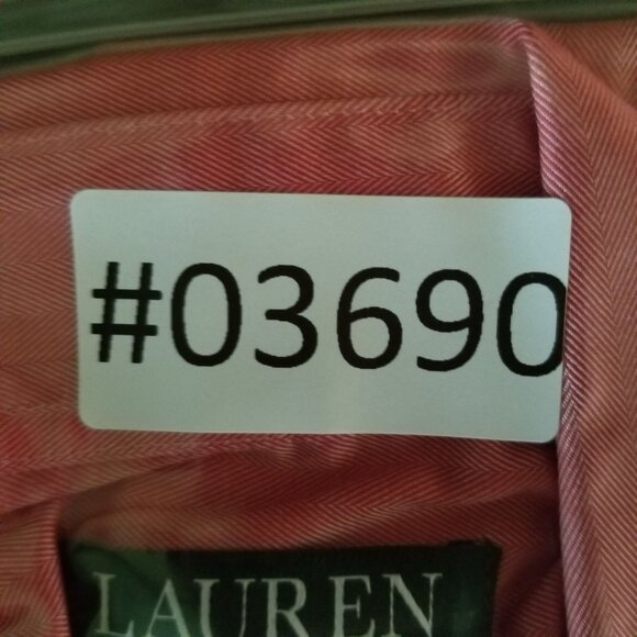 Lauren Ralph Lauren Shirt Mens XL Pink Button Up Regular Fit Long Sleeve *NWT* - Picture 13 of 13
